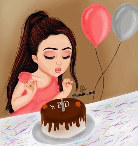 Happy Birthday Dp, Happy Birthday Wishes Girl, Dps Wallpaper, Birthday Girl Dp, Birthday Dps, Beautiful Dps, Music Art Painting, Birthday Dp, Birthday Dpz