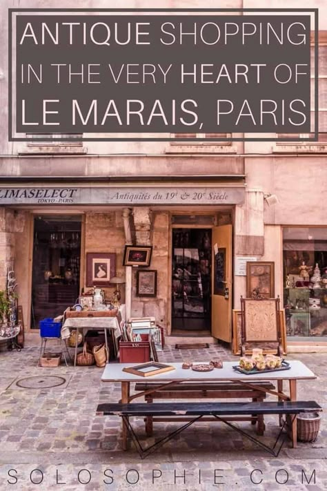 Paris Antique Market, France Avignon, France Shopping, Marais Paris, Antique Shopping, Travel Paris, Paris Flea Markets, Paris Travel Tips, Paris France Travel