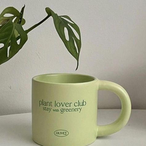 The Hating Game, Green Cute, Twisted Series, Cute Mug, Plant Mom, Cute Mugs, Milk Tea, Green Plants, Plant Lover