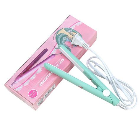 Straightening Curly Hair, Mini Hair Straightener, Curl Hair With Straightener, Professional Hair Straightener, Professional Hair Tools, Ceramic Hair Straightener, Hair Straightener And Curler, Ceramic Flat Iron, Easy Hairstyles Quick