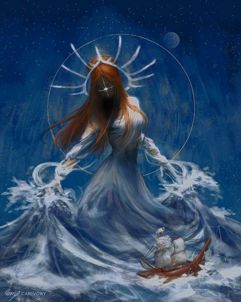 Goddess Of The Sea, 다크 판타지, Arte Sketchbook, Goddess Art, Arte Fantasy, 판타지 아트, Fantasy Artwork, Creature Art, Dark Fantasy Art