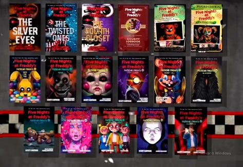 Fnaf Book Characters, Fnaf Books, Fnaf Crafts, Fnaf Book, Chuck E Cheese, Animatronic Fnaf, Circus Baby, Fnaf Movie, Fnaf Comics