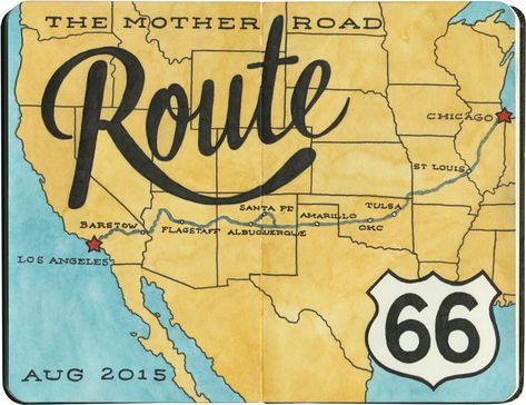 On my blog I'm embarking on a new series about Route 66, called "66 Fridays"—click to follow along! Route 66 Aesthetic, Route 89 Road Trip, Route 66 Decor, Route 66 Road Trip Aesthetic, Route 66 Trip, Route 66 Map, Route 66 Fabric, Old Route 66, Route 66 Road Trip