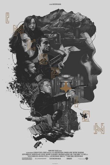 This Artist Designs Brilliant Alternative Posters For Films And TV Series Double Exposure Movie Poster, Double Exposure Graphic Design, Double Exposure Poster, Inception Poster, Inception Movie, Double Exposure Photoshop, Double Exposure Art, Film Posters Art, Western Film