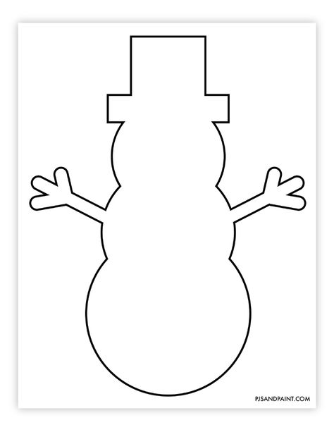 snowman template Paperplate Snowman Crafts For Kids, Printable Snowman Faces Templates, Snowmen Templates Printable, Snowman Stencil Free Printable, Snowman Templates Free Printable, Snowman Template Free Printable Crafts, Snowman Cutout Printable, Snowman Outline Free Printable, Printable Snowman Template