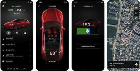 Tesla updates mobile app to bring new cold weather convenience features  ||  Tesla released a new update to its mobile app to include some new cold weather convenience features when combined with its latest car software update. https://electrek.co/2018/02/10/tesla-updates-mobile-app-cold-weather-convenience-features/?utm_campaign=crowdfire&utm_content=crowdfire&utm_medium=social&utm_source=pinterest Graphic Design Websites, Health App Design, Retro Concept, Car App, Police Chase, Traffic Ticket, St Street, App Inspiration, Sustainable Transport