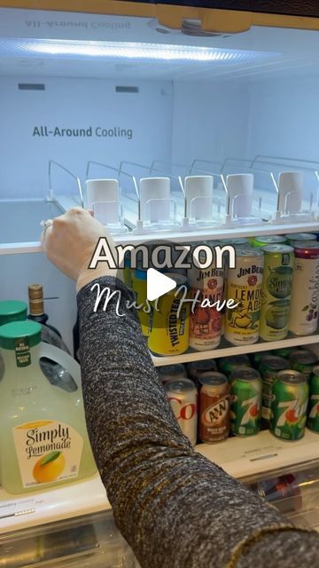 Mandy Starin on Instagram: "🛍️ Comment “FRIDGE” for the LlNK sent straight to you! Make sure you are FOLLOWING me or I might not be able to DM you! 

✨This drink organizer for my bar area fridge is such a game changer when it comes to keeping the drinks organized! It holds up to 30 cans/bottles and works for most sizes… (12oz, 16oz, 16.9oz, 20oz) It is great quality the cans move straight to the front without snapping around. It is the perfect solution to the messy and cluttered countertop, your garage fridge, pantry shelves, kitchen or bar area fridge!!

🛍️ Comment “FRIDGE” for the LlNK sent straight to you! OR you can find it in my bi0 above!!! 

#amazonhomefinds #kitchenfinds #kitchengadgets #fridgeorganization #founditonamazon" Garage Fridge Ideas, Garage Fridge, Drink Organizer, Above Fridge, Gatorade Bottles, Fridge Pantry, Ketchup Bottles, Bottle Fridge, Drink Fridge