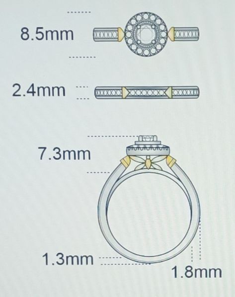 Diamond Sketch, Modern Gold Ring, Ring Sketch, Modern Diamond Rings, Unique Gold Jewelry Designs, Jewelry Knowledge, Ocean Inspired Jewelry, Ring Jewellery Design, Art Jewelry Design