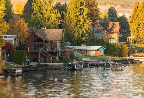 6 Most Idyllic Small Towns in The Pacific Northwest Pacific Northwest Small Town, Pacific Northwest Vacation, Pacific Northwest Town, Washington Towns, Seaside Town Aesthetic, Pacific Northwest Aesthetic, Chelan Washington, Cozy Town, Washington Mountains