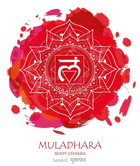 Chakra Illustration, Chakra Meaning, Purple Chakra, Red Chakra, First Chakra, Chakra Meanings, Green Chakra, The Root Chakra, Muladhara Chakra