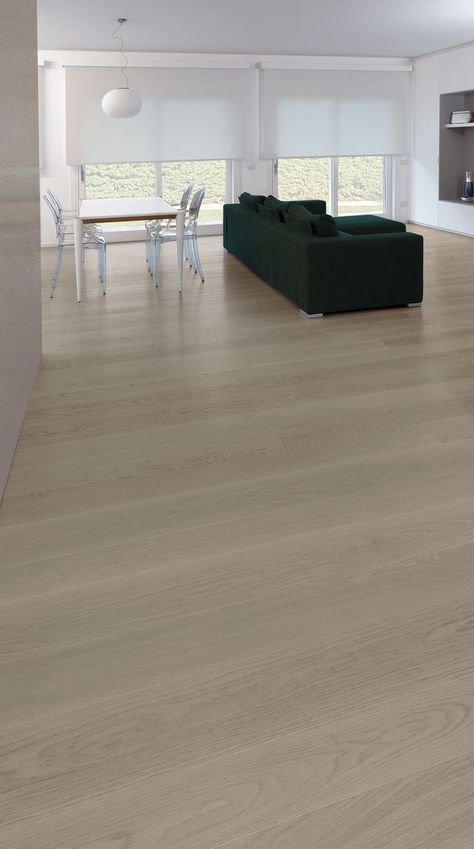 European Select Oak – Bleached Ash Engineered Parquet Flooring, Wooden Plank Flooring, Oak Wood Flooring, Open Floor Plan Kitchen, Florida Furniture, Wood Floor Design, Italian House, Living Room Tiles, Oak Wood Floors