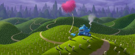 The Art of The Lorax : 60 Concept Art - Daily Art, Movie Art The Lorax Scenes, Illumination Entertainment, Brick Art, Computer Animation, Rural Scenes, The Lorax, Comedy Films, Scene Design, Trunk Or Treat