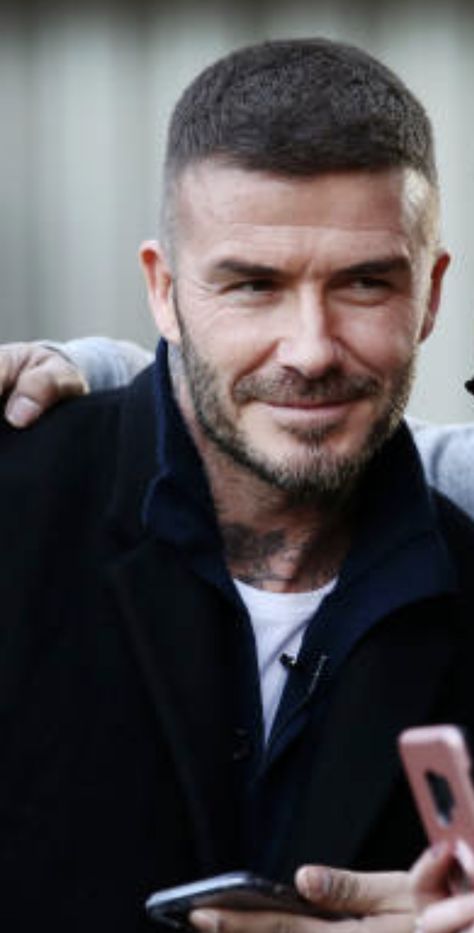 Cortes David Beckham Crewcut, David Beckham Haircut, Beckham Haircut, Crew Cut Haircut, Beckham Hair, David Beckham Style, Beard Styles Short, Very Short Haircuts, Beard Hairstyle