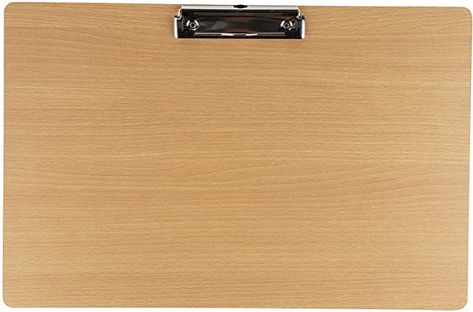 Amazon.com: Landscape Clipboard with Low Profile Clip - Horizontal Hardboard Clip Boards Paper Holders for Classroom and Office, 17 x 11 Inches: Kitchen & Dining Wooden Clipboard, Clip Boards, Classroom Helpers, Paper Holders, Children Gifts, Clipboard, Drawing Sketch, Paper Holder, 11 Inches