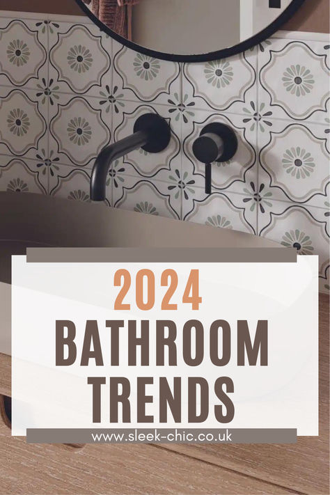 Renovating a bathroom is one room that requires careful consideration, and budget(!) to get the desired look, but with ever changing trends it can be difficult to keep up with what is on-trend and stylish. So, we’ve spoken to the design experts within the bathroom industry to get the inside information on the top bathroom trends that we can expect to see in 2024. Continue >> Bathroom Tiles Idea, 2025 Shower Tile Trends, Small Bathroom Ideas 2024 Design Trends, Bathroom Trends 2024 Interior Design, Bathroom White Tiles Black Grout, Tiles Combination For Bathroom, Bathroom Tiles 2024, Latest Bathroom Designs 2024, 2024 Small Bathroom Trends