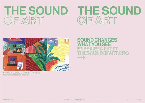 The Sound of Art—The Walker Art Center on Behance Walker Art Center, Walker Art, Famous Paintings, David Hockney, Hollywood Hills, Modern Logo Design, House On A Hill, Project Photo, Art Center