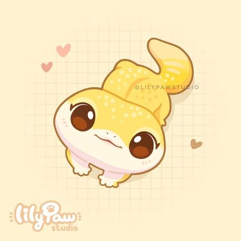 Cute Gecko, Cute Kawaii Animals, Cute Animal Drawings Kawaii, Cute Doodles Drawings, Cute Kawaii Drawings, Cute Doodle Art, Cute Cartoon Drawings, Anatomy Drawing, Cute Cartoon Animals