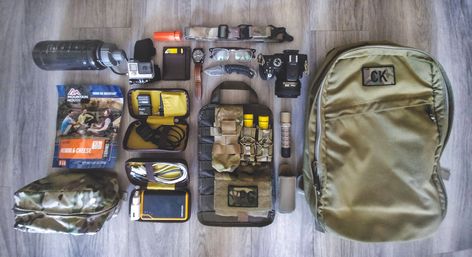 Loadout: Weekend Camping Pack Bushcraft Kit, Edc Backpack, Bushcraft Gear, Tac Gear, Bushcraft Camping, Survival Equipment, Chest Rig, Wilderness Survival, Camping Survival