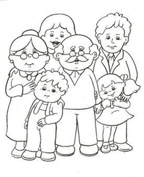 Fun Family coloring pages for your little one. They are free and easy to print. The collection is varied for different skill levels. Pin it. #family #freeprintables #freecoloringpages #coloringpages Family Outline Drawing, Family Outline, Family Picture Drawing, Kindergarten Drawing, Bible Coloring Sheets, Family Activities Preschool, Family Coloring Pages, Abc Activities, Sorting Games