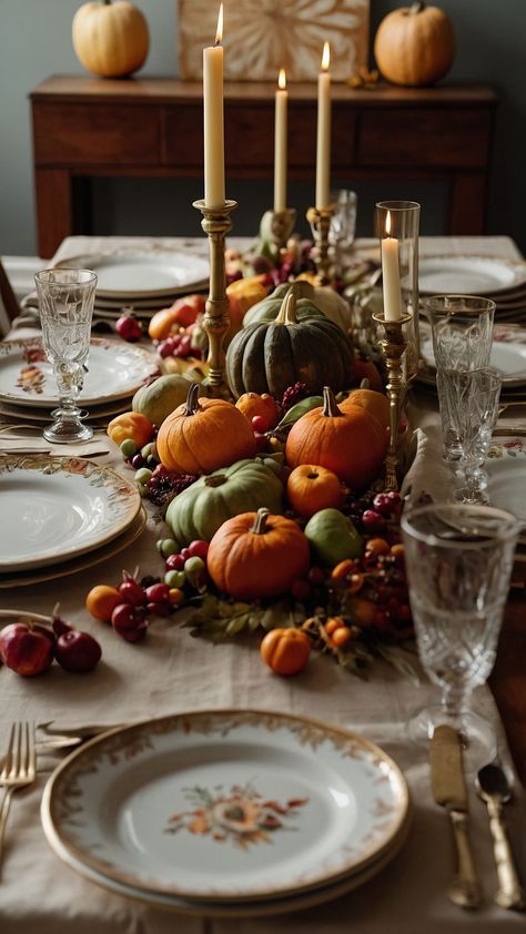 Create a stunning Thanksgiving tablescape with simple elegant moody modern vintage natural elements and rustic elegant white round table ideas Bring your table to life with food rustic ideas and elegant white round table arrangements for a memorable and stylish holiday gathering Centerpieces Thanksgiving Table, Thanks Giving Tablescape, Natural Thanksgiving Tablescapes, Vintage Thanksgiving Tablescapes, Moody Modern Vintage, Round Table Arrangements, Thanksgiving Tablescapes Ideas, Round Table Ideas, Cozy Fall Wedding