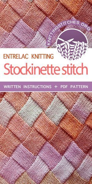 Entrelac Knitting Pattern Free, Entrelac Knitting, Knitting Projects For Beginners, Knitting Stitch Patterns, Knitted Mittens Pattern, Knitting Hacks, Beginner Knitting, Beginner Knitting Patterns, Learn To Knit