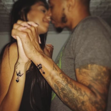 Couples tattoo Las Vegas Couple Tattoos, Tator Tot Casserole Recipe Easy, Tatoos Men Ideas, Tator Tot Egg Casserole, Couples Hand Tattoos, Easy Tatoos, Tato Grunge, Tato Geisha, Married Couple Tattoos