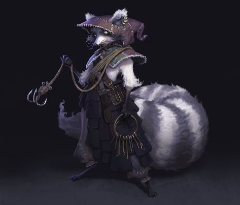 ArtStation - CDC - Theme : Raccoon Burglar Raccoon Art, Lucas Arts, Character Design Challenge, Dnd Dragons, Design Challenge, March 2023, Fantasy Inspiration, Woodland Creatures, Character Design References