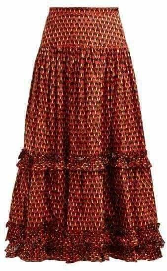 Skirt Outfits Ideas, Bridesmaid Dresses Ideas, Long African Dresses, Ankara Dress Styles, African Print Skirt, African Skirts, Best African Dresses, African Fashion Skirts, African Dresses Modern