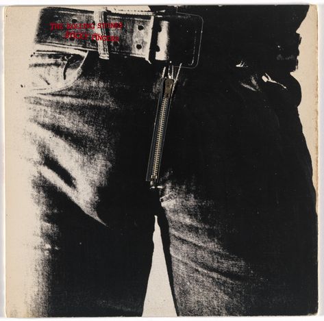 Andy Warhol, Billy Name, Craig Braun, John Pasche, Rolling Stones Records. Album cover for The Rolling Stones, Sticky Fingers. 1971 | MoMA Rolling Stones Sticky Fingers, Andy Warhol Photography, Billy Name, Sticky Fingers, Jimi Hendrix Experience, Iconic Album Covers, Cool Album Covers, Charlie Watts, Metal Albums