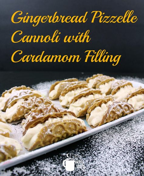 Pizzelle Cannoli, Pizzelle Cookies, Pizzelle Recipe, Italian Cookies, Nutritious Snacks, Christmas Dessert, Italian Desserts, Cookie Exchange, Cannoli