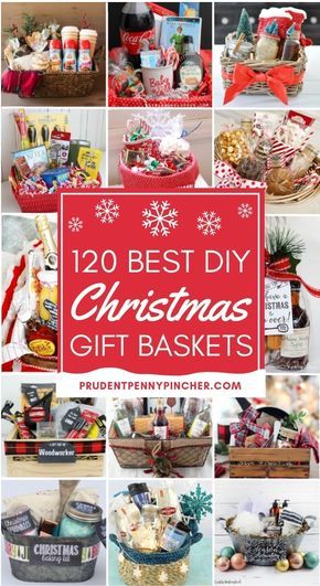 120 Best DIY Christmas Gift Baskets #Christmas #ChristmasGifts #gifts #giftbaskets #giftbasketideas Diy Christmas Gift Baskets, Gift Baskets Christmas, Unique Christmas Gifts Diy, Diy Christmas Treats, Baskets Christmas, Mason Jar Christmas Gifts, Christmas Gift Baskets Diy, Easy Diy Christmas Gifts, Handmade Gifts Diy