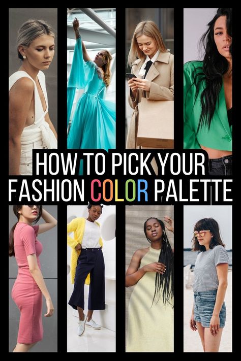 Learn all about color combinations for clothes and how to choose shades that truly suit you. #ColorCombinations #StyleGuide Clothing Color Wheel Style, Color Palette Fashion Clothes, Fun Color Combos Outfits, Find My Color Palette, Colour Combinations Clothes, Color Matching Clothes, Colored Pants Outfits, Pewter Shoes, Colorful Summer Dresses