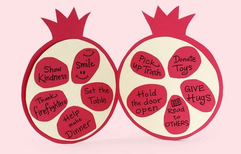 Good Deed Pomegranate Honey Painting, Rosh Hashana Crafts, Arts And Crafts Ideas, Jewish Crafts, Pomegranate Art, Hanukkah Crafts, Turkey Crafts, Rosh Hashana, Apple Prints