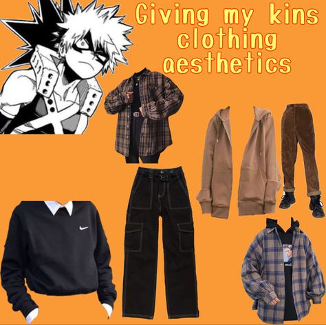 Bakugou Style Clothes, Aizawa Inspired Outfit, Katsuki Bakugo Inspired Outfits, Bakugou Outfit Inspiration, Bakugo Outfit Ideas, Bakugo Inspired Outfit, Anime Inspired Outfits Casual, Inspired Outfits Character, Mha Outfits