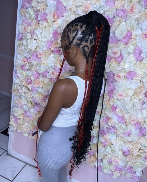 Full Knotless Braids, Medium Knotless Braids With Color, Extra Long Box Braids, Knotless Braids Long, Knotless Braids With Color, Medium Knotless Box Braids, Birthday Braids, Braids With Color, Medium Knotless Braids