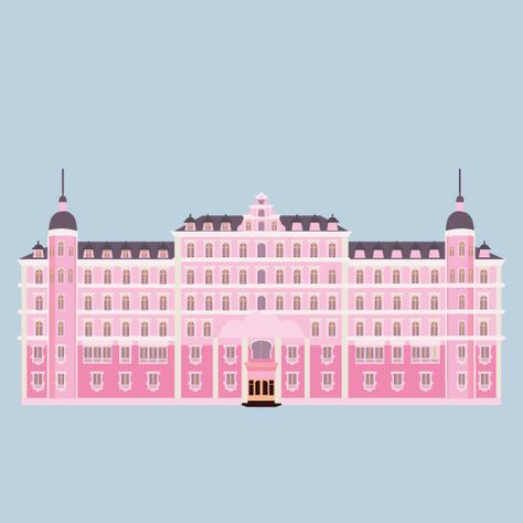 Grand Budapest Hotel Wallpaper Desktop, Grand Budapest Hotel Illustration, Budapest Hotel Movie, Grandbudapesthotel Illustration, Mendls Grand Budapest Hotel, The Grand Budapest Hotel Mendls, Film Illustration, Edit Inspiration, The Grand Budapest Hotel