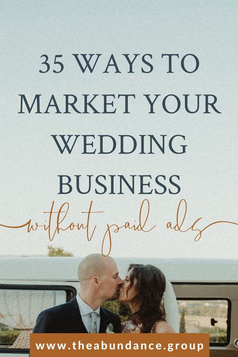 Oftentimes, organic marketing can be just as effective as paid advertising if you’re consistent with it and dedicate the appropriate time to making it work. This is why we’ve created a list of 36 ways you can organically market your wedding business (a.k.a. for free!) without needing to pay for advertising. #theabundancegroup #weddingprocoaching #weddingcommunity Organic Marketing, Paid Ads, Marketing Words, Retirement Plan, Paid Advertising, Marketing 101, Wedding Marketing, Newly Engaged Couple, Instagram Giveaway