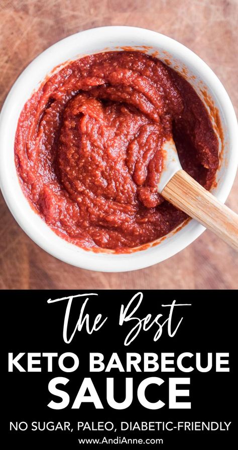 Keto barbecue sauce takes only 5 minutes to make. This recipe is a healthier version than the store-bought stuff using no refined sugar or preservatives. This recipe uses 7 simple ingredients that you might already have in your pantry, and costs less than $1.50 to make. See just how easy it is to make your own healthy homemade barbecue sauce below. Keto Chipotle, Bbq Keto, Chipotle Bbq Sauce, Keto Bbq Sauce, Easy Bbq Sauce, Cookout Recipes, Fuel Pull, Keto Bbq, Keto Sauces