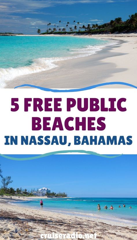 5 free public beaches in nassau, bahamas Things To Do In Nassau Bahamas, Nassau Bahamas Things To Do, Nassau Bahamas Cruise Port, Nassau Bahamas Beaches, Bahamas Beaches, Bahamas Map, Bahamas Nassau, Bahamas Trip, Bahamas Resorts