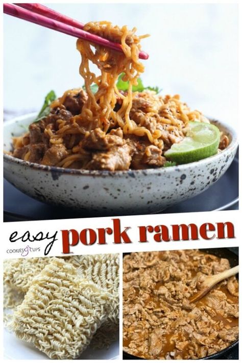 Ramen Noodle Recipes With Pork, Pork Ramen Recipe Easy, Pulled Pork Ramen Noodle Recipes, Ramen Noodles With Pork, Easy Pork Ramen Noodle Recipes, Pork And Ramen Noodles, Pork Ramen Noodle Recipes, Ground Pork Ramen Noodle Recipes, Ground Pork And Ramen Noodles