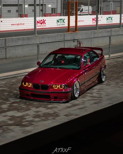 Bmw E36 Tuning, Bmw Red, Bmw E36 M3, Serie Bmw, Image Moto, Dream Cars Bmw, Pimped Out Cars, Best Jdm Cars, Street Racing Cars