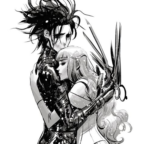 Lisa Frankenstein, Edward Scissor, Scissor Hands, Speed Draw, Tim Burton Characters, Scissors Hand, Tim Burton Art, Spooky Movies, Tim Burton Films