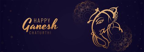 Happy ganesh chaturthi festival horizontal blue banner Ganpati Background, Ganesh Chaturthi Festival, Greeting Card Image, Banner Background Hd, Happy Ganesh Chaturthi Images, Ganesh Chaturthi Images, Happy Birthday Wishes Images, Happy Ganesh, Birthday Wishes And Images