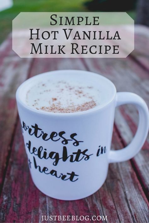 Hot Vanilla Milk, Warm Milk Recipe, Vanilla Milk Recipe, Warm Drinks Recipes, Habits And Routines, Hot Drinks Recipes, Scones Ingredients, Vanilla Milk, Homemade Drinks