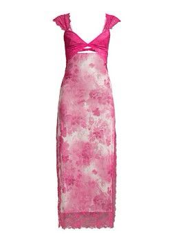 Free People - Suddenly Fine Floral Maxi Slip Dress $98.00 Kdrama Outfits, Pink Skirts, Maxi Slip Dress, Silhouette Free, 90s Inspired, Senior Pics, Pink Skirt, Tall Model, Floral Maxi