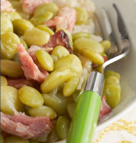 Baked Chicken | MyPlate Lima Beans And Ham, Smoked Ham Hocks, Beans With Ham, Lima Bean Soup, Ham Hock Recipes, Ham Hocks And Beans, Lima Bean Recipes, Ham Hocks, Bean Dishes