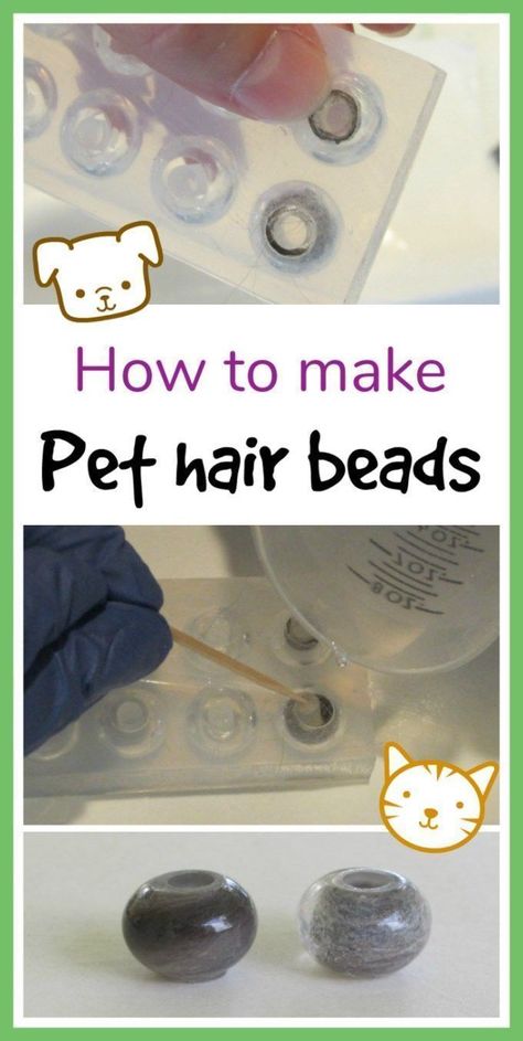 Resin Obsession - How to make pet hair beads . #resin #resinobsession #resine #resina Diy Resin Beads, Memorial Beads, Astuces Diy, Resin Jewelry Diy, Resin Tutorial, Diy Resin Crafts, Hair Beads, Resin Beads, Diy Schmuck