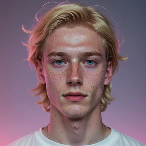 Explore AI Generated Art - NightCafe Creator Blonde Haired Man, Pale Complexion, Blue Eyed Men, Blonde Guys, Blue Eyed, Art Generator, Book Ideas, Cool Artwork, Blue Eyes