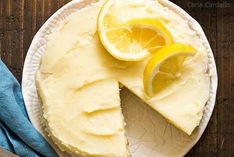 lemon cake Small Lemon Cake, Small Lemon Cake Recipe, Lemon Frosting Recipes, Best Lemon Cake Recipe, Homemade Frosting Recipes, Lemon Buttercream Frosting, Moist Lemon Cake, Small Batch Baking, Pumpkin Cheesecake Recipes