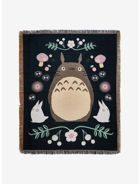 Totoro Blanket, Totoro Nursery, Totoro Merchandise, Studio Ghibli My Neighbor Totoro, Ghibli My Neighbor Totoro, Totoro Plush, Bedroom Throw, Nursery Book, Soot Sprites